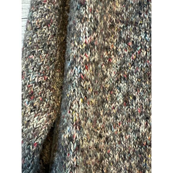 Cabi Long Knit Cardigan Sweater Sparkly Speckled Button-Front Size S - Picture 3 of 5